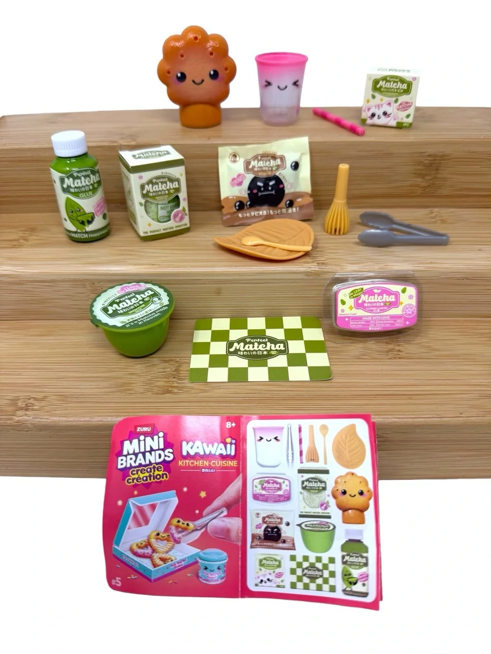 ZURU Mini Brands Create Creation Kawaii Kitchen Cuisine Matcha Tea New Open Ball